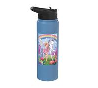 Fairy Unicorn Magic Fantasy Enchanted Mythical Forest Stainless Steel Insulated Water Bottle