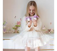 Fairy Village Wall Sticker Pack - Removable Kids’ Wall Decals for Bedrooms, Nurseries & Playrooms - Magical Fairy House & Toadstool Stickers for Girls’ Room Décor