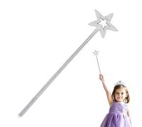 Fairy Wand - Five Pointed Star Glitter Angel, Creative Funny Pretend Play Toy, for Little Princesses Fairies Dancers, Costume Accessory for Birthday Parties, Imaginative Play Girls