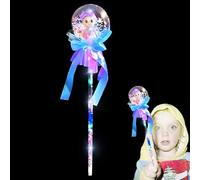 Fairy wandprincessToy - LED Light Up maggicwand, Handheld Flashing Role Play Stick, Glittering Party Favor | Enchanting Costume wandfor Girls Birthday