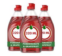 Fáiry Washing Up Liquid 320ml - Powerful Clean & Fresh Dishwashing Liquid for Sparkling Clean Dishes | Grease-Cutting, Clean & Fresh Fast-Rinsing Formula (3 Packs, Pomegranate & Grapefruit)