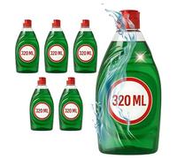 Fáiry Washing Up Liquid 320ml - Powerful Clean & Fresh Dishwashing Liquid for Sparkling Clean Dishes | Grease-Cutting, Clean & Fresh Fast-Rinsing Formula (5 Packs, Original)