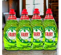 Fairy Washing Up Liquid APPLE & RHUBARB 320ml (Pack of 4) | Dishes Grease Cleaner | Exceptional Cleaning Power | Easy and Effortless Cleaning