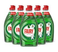 Fairy Washing Up Liquid Green with LiftAction 320ml - Powerful Grease-Cutting, Concentrated Formula, Long-Lasting Fresh Scent, Gentle on Hands