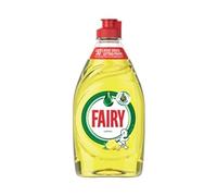 Fairy Washing Up Liquid Lemon with LiftAction - No Soaking, No Grease, Gentle on Skin - 320 ml x 10