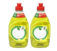Fairy Washing Up Liquid Lemon 320ml x 2 - Powerful Grease-Cutting Formula - Long-Lasting Shine - Tough on Grease, Gentle on Hands with Welari Thank You Card | (2 Pack)