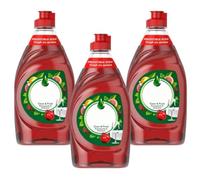 Fairy Washing Up Liquid Pomegranate 320ml x 3 - Powerful Grease-Cutting Formula - Long-Lasting Shine - Tough on Grease, Gentle on Hands with Welari Thank You Card | (3 Pack)