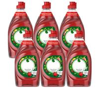 Fairy Washing Up Liquid Pomegranate 320ml x 6 - Powerful Grease-Cutting Formula - Long-Lasting Shine - Tough on Grease, Gentle on Hands with Welari Thank You Card | (6 Pack)