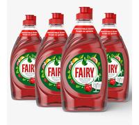 FAIRY Washing Up Liquid POMEGRANATE & Grapefruit 320ml - Pack of 4 | Dishes Grease Cleaner | Exceptional Cleaning Power | Easy and Effortless Cleaning