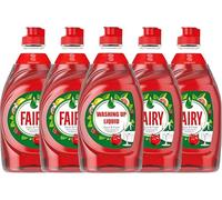 Fairy Washing Up Liquid Pomegranate & Grapefruit 320ml (Pack of 5) | Powerful Dishwashing Liquid | Tough on Grease | Gentle on Hands | Dishes Grease Cleaner