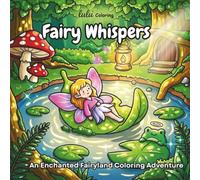 Fairy Whispers: An Enchanted Fairyland Coloring Book for Adults & Teens with Cute Fairies, Unicorns, Cozy Fantasy Scenes for Relaxation & Stress Relief
