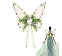 Fairy Wings Adult - 130 g Fairy Wings, Dragonfly Wings with Vines, Butterfly Wings with Artificial Flowers, Fairy Costume with Vines, Festival Party Accessories for Stage Performance Party, Christmas