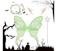 Fairy Wings Angel Costume Immersive Scene Prop with Ears and Wand