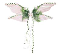 Fairy Wings - Butterfly Cicada Wings Role Play Costume for Girls and Girls | 3D Flower Leaf Decoration Suitable for Party and Photography