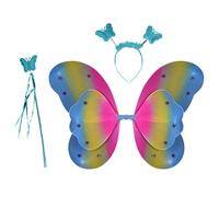 Fairy Wings - Butterfly Wings | Angel | Butterfly Hair Hoop | Fairy Wings Kids | Children Children | Costume Fairy Wand for Hair Therapette for Children