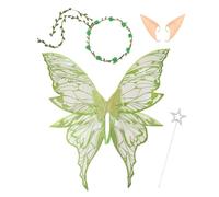 Fairy Wings Dress up | Costume Dress up Angel Wing with Wand Ears,Cosplay Costume Supplies for Stage Performance Princess Role-Playing Party Favors Birthday
