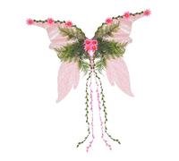 Fairy Wings - Enchanting Butterfly Costume | Sparkling Sheer Wings For Looks | Halloween Costume Angel Winges Suitable For Dress-Up, Cosplay, Parties & Themed Events