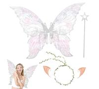 Fairy Wings for Adults, Angel wings adult，Fairy Wings for Halloween Birthday Chrismas Themed Party,butterfly wings，Sparkling Dress-Up Set for Party Cosplay