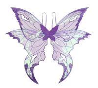 Fairy Wings for Adults Women Sparkling Sheer Butterfly Wing (Purple, M)