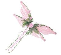 Fairy Wings for Girls - Butterfly Wings For With 3D Flower And Leaf Decor, Costume Accessories For Girls And Women For Halloween Stage Performance And