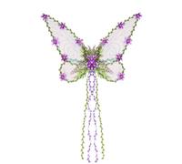 Fairy Wings For Women, Mother Nature Costume Woodland Wings with Colorful Natu and Flowers Butterfly Vines, Leaves Wings