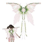 Fairy Wings Transparent Fairy Costume Wings for Adults Kids, Sparkling Dress | Butterfly Fairy Accessories Halloween Party Fairy Cosplay Costume