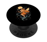 Fairy Witch With Moon PopSockets Adhesive PopGrip