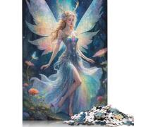 Fairy with Iridescent Wings Puzzle for Adults And Teenagers 1000 Pieces Wood Puzzle Jigsaws Educational Puzzle 1000pcs (75x50cm)