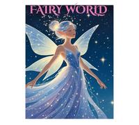 Fairy World: A Magical Kids’ Drawing & Coloring Book (Ages 3-16)