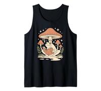 Fairycore Botanical Reader Frog Relaxing by a Quiet Pond Tank Top