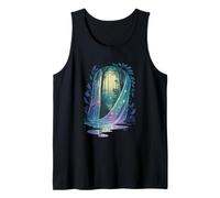 Fairycore Faerie Veil Portal With Magical Forest Curtain Tank Top
