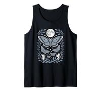 Fairycore Lunar Moth Moon Garden With Fairies And Stars Tank Top