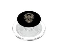 Fairycore Moth Mushroom Goth Botanical Aesthetic Moon Phase PopSockets PopGrip for MagSafe
