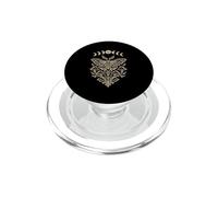 Fairycore Moth Mushroom Goth Botanical Aesthetic Moon Phase PopSockets PopGrip for MagSafe