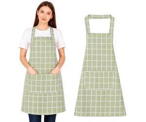 FAIRYGATE Apron with Large Pocket Kitchen Cooking Cute Aprons for Women Baking Gifts for Bakers Birthday Housewarming Mother's Day Bib for Mum Wife Sister Aunt Grandma A4024