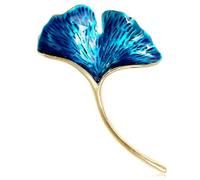 FAIRYGATE Brooches for Women Tulip Ginkgo Biloba Dress Leaf Brooch Women's Costume Shawl Jewellery Decoration Birthday Gift Party Accessories Gifts, B4105