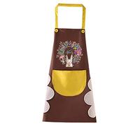 FAIRYGATE Cooking Apron BBQ Apron Adjustable Chef with Pocket Kitchen Cooking for Women Men Home Baking Gardening Craft Restaurant Work Aprons for Men Butchers A1815