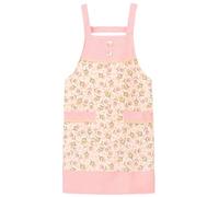 FAIRYGATE Floral Apron for Women - Kitchen Cooking Baking Gardening Salon - Waterproof with Pockets - Adjustable Size - A5939