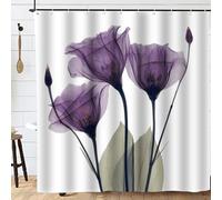 FAIRYGATE Garden Shower Curtain Outdoor Dramatic Floral 180x180cm Shower Curtains Bathroom Curtains B8206