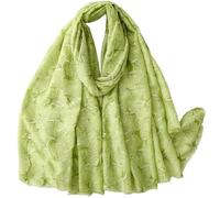 FAIRYGATE Green Scarf for Women UK Autumn Vibes Cozy Autumn Scarves Soft Scarfs for Fall Foliage Elegant Shawls for Crisp Days 18251