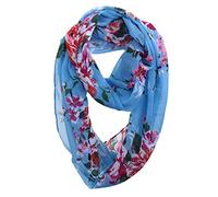 FAIRYGATE Infinity Scarves for Women UK Retro Soft Chiffon Loop Wave Snood Wrap Ladies Scarf 55008