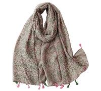 FAIRYGATE Ladies Scarf Women Shawl Chic Cotton Blend Crinkle Soft Shawl Long Scarfs Wrap Head Scarf Oversized Scarves 57023