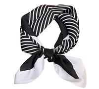FAIRYGATE Ladies Scarfs Silk Bandana Womens Large Satin Feeling Formal Square Neck Scarf Head Hair Wraps Summer Scarves A2215