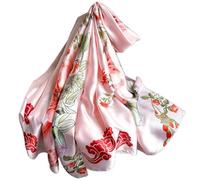 FAIRYGATE Ladies Scarves Silk Scarf for Women Lightweight Neck Scarfs Shawl Wraps Suitable for Daily Life Travelling Gifting Smooth Soft Finish Size 180cm*90cm 88032