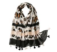 FAIRYGATE Leopard Print Scarf Women's Scarves & Wraps Lightweight Clearance Ladies Scarfs for Women Sale 85007