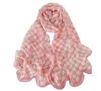 FAIRYGATE Pink Scarf Women's Scarves & Wraps Shawls for Women Wedding Evening Party Bridal Lightweight Silky Ladies Scarfs Sheer Large Bikini Cover up A5413