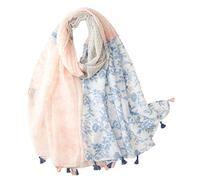 FAIRYGATE Pretty Scarfs for Women Sale Ladies Scarves Lightweight Clearance Spring Summer Flower Print a Gift Ideas for Her Lovely Shawl Wrap Scarf 69006