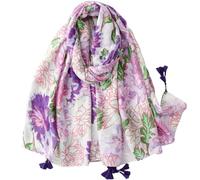 FAIRYGATE Purple Scarf for Women UK Ladies Scarf for Women Scarves Wraps Shawl Reversible Scarf Warm Large Scarfs 65041