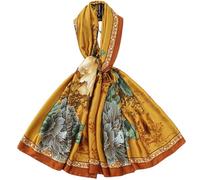 FAIRYGATE Scarf Gifts for Women Silk for Lady Lightweight Neck Scarves Shawl Wraps Suitable for Daily Life Travelling Gifting Smooth Soft Finish Size 180cm*90cm 42028