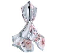 FAIRYGATE Scarf Gifts for Women Silk Ladies Lightweight Satin Scarves Spring Collection Sunscreen Neck Scarfs Womens Shawls Wraps for Daily Life Travelling 43026